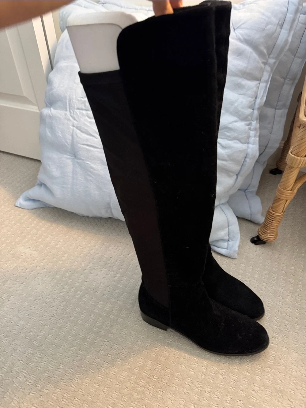 Blondo Over Knee Black Boots
